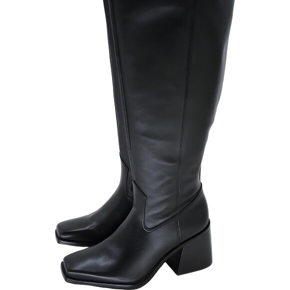 Vince Camuto Sangeti Snip-Toe Block Heel Extra Wide Calf Boots Women's US 7W - Picture 2 of 6